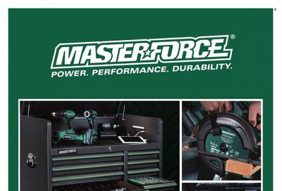 Menards Masterforce Catalog Weekly Ad Flyer Specials April 29 to December 31, 2022