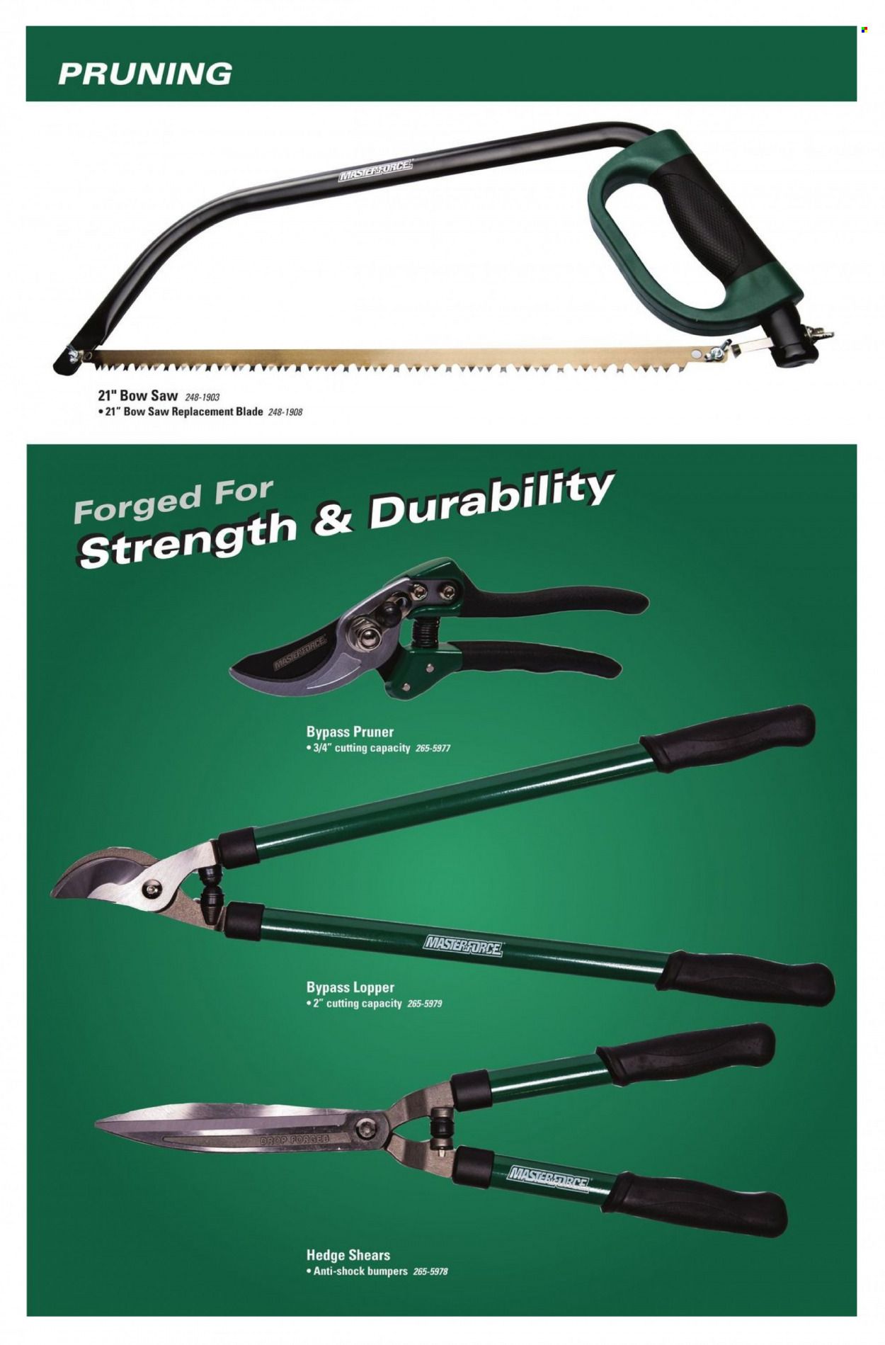 Menards Masterforce Catalog Weekly Ad Flyer Specials April 29 to December 31, 2022