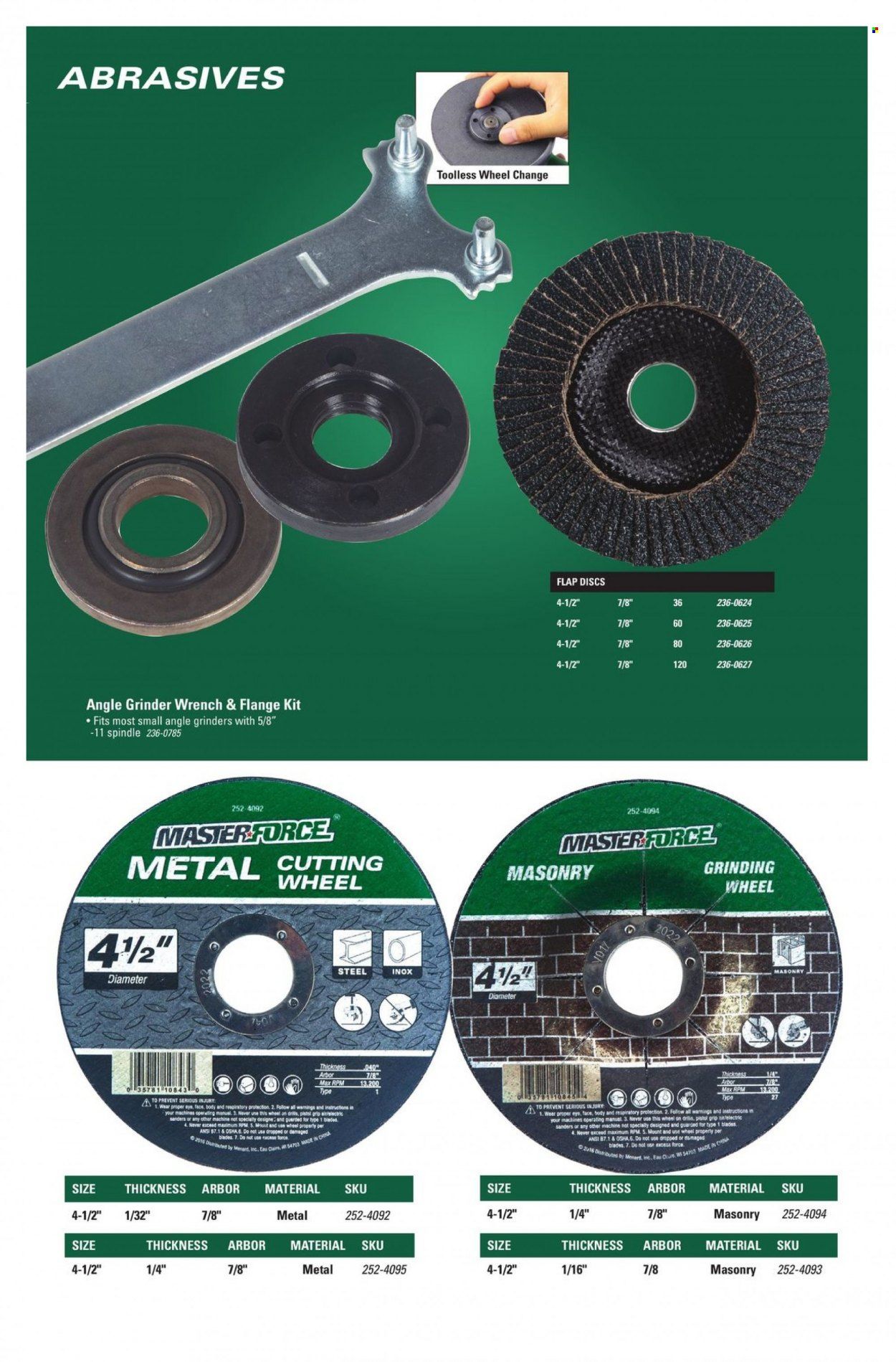 Menards Masterforce Catalog Weekly Ad Flyer Specials April 29 to December 31, 2022