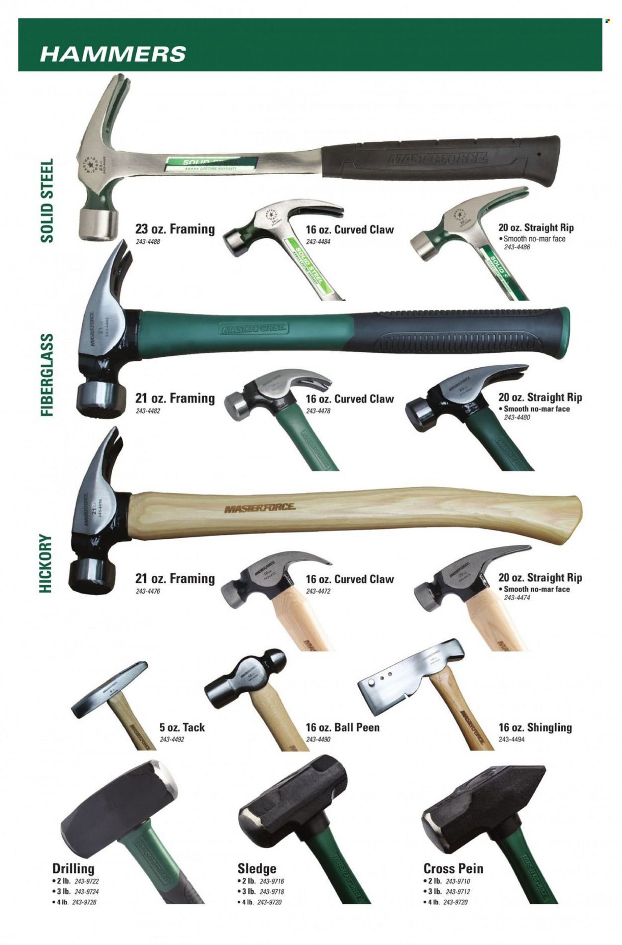 Menards Masterforce Catalog Weekly Ad Flyer Specials April 29 to December 31, 2022