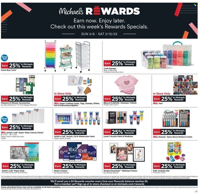 Michaels Weekly Ad Flyer February 7 to February 14