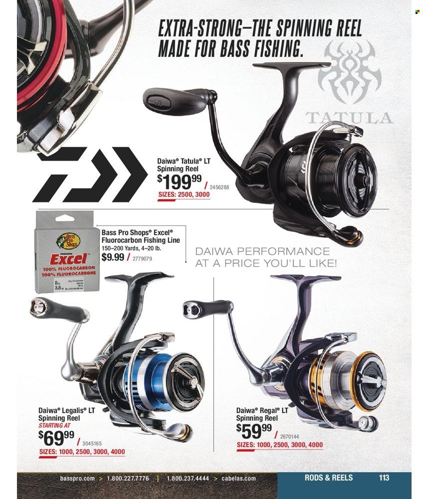 Bass Pro Shops 2022 Master Fishing Catalog Promotions & Flyer Specials September 2022