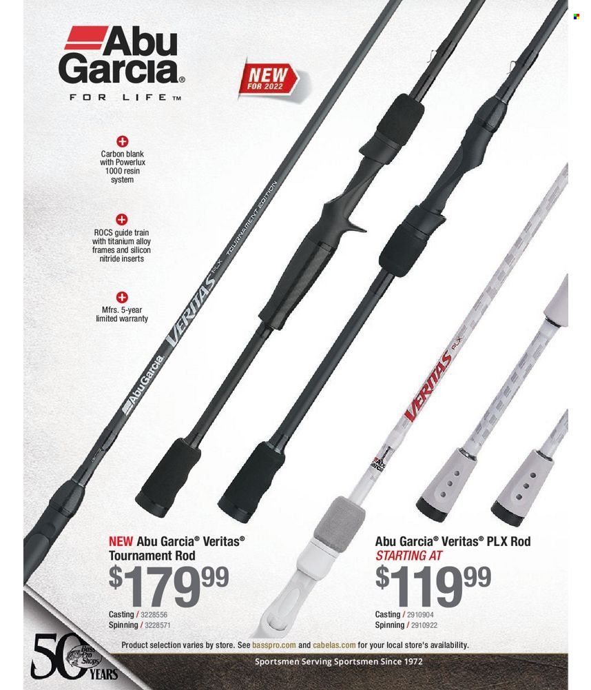 Bass Pro Shops 2022 Master Fishing Catalog Promotions & Flyer Specials September 2022