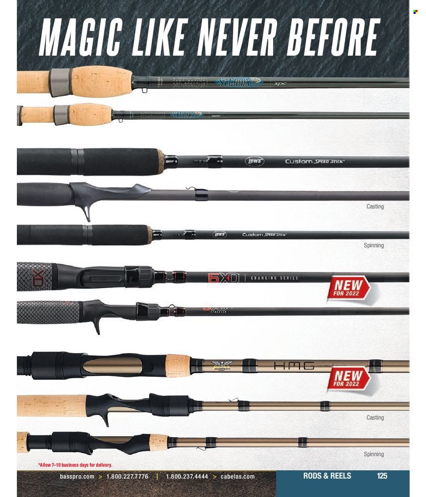Bass Pro Shops 2022 Master Fishing Catalog Promotions & Flyer Specials September 2022