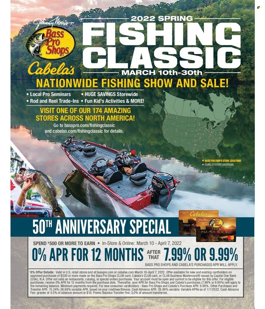 Bass Pro Shops 2022 Master Fishing Catalog Promotions & Flyer Specials September 2022