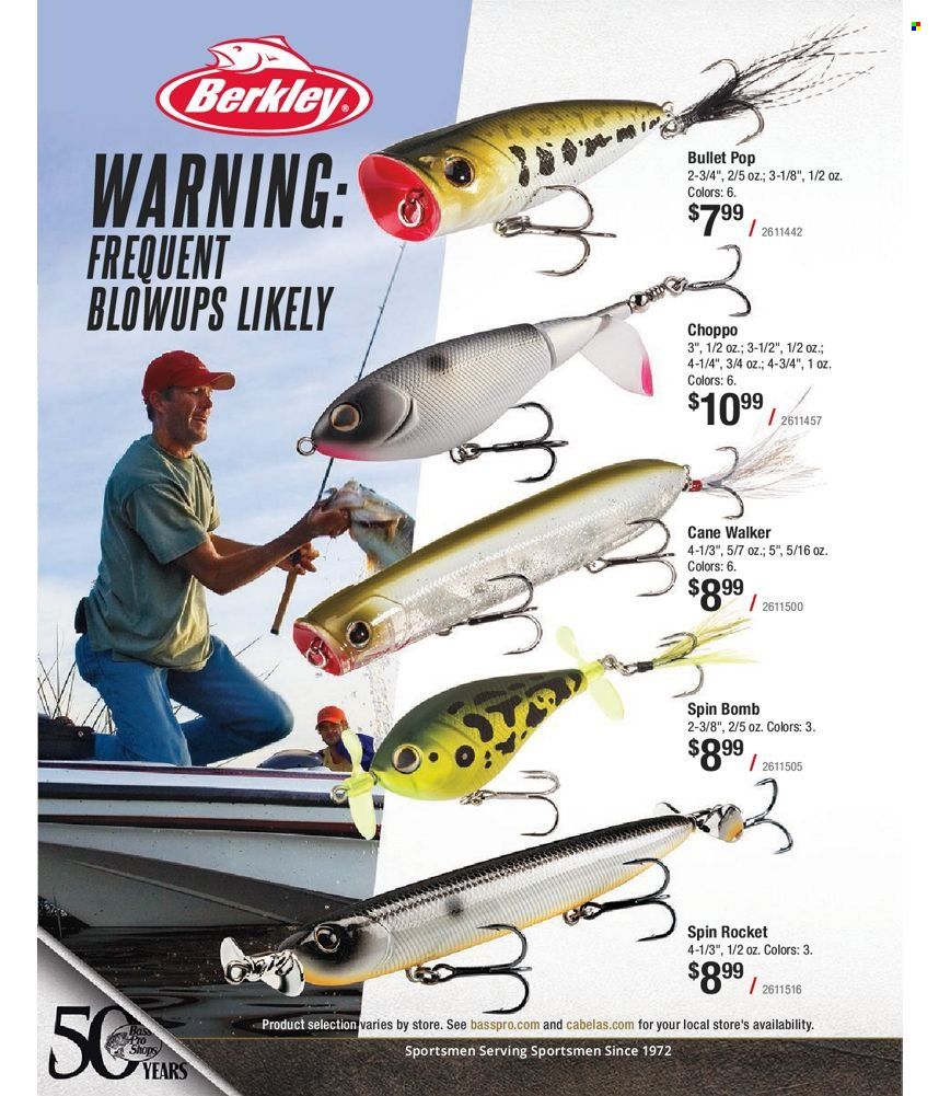 Bass Pro Shops 2022 Master Fishing Catalog Promotions & Flyer Specials September 2022