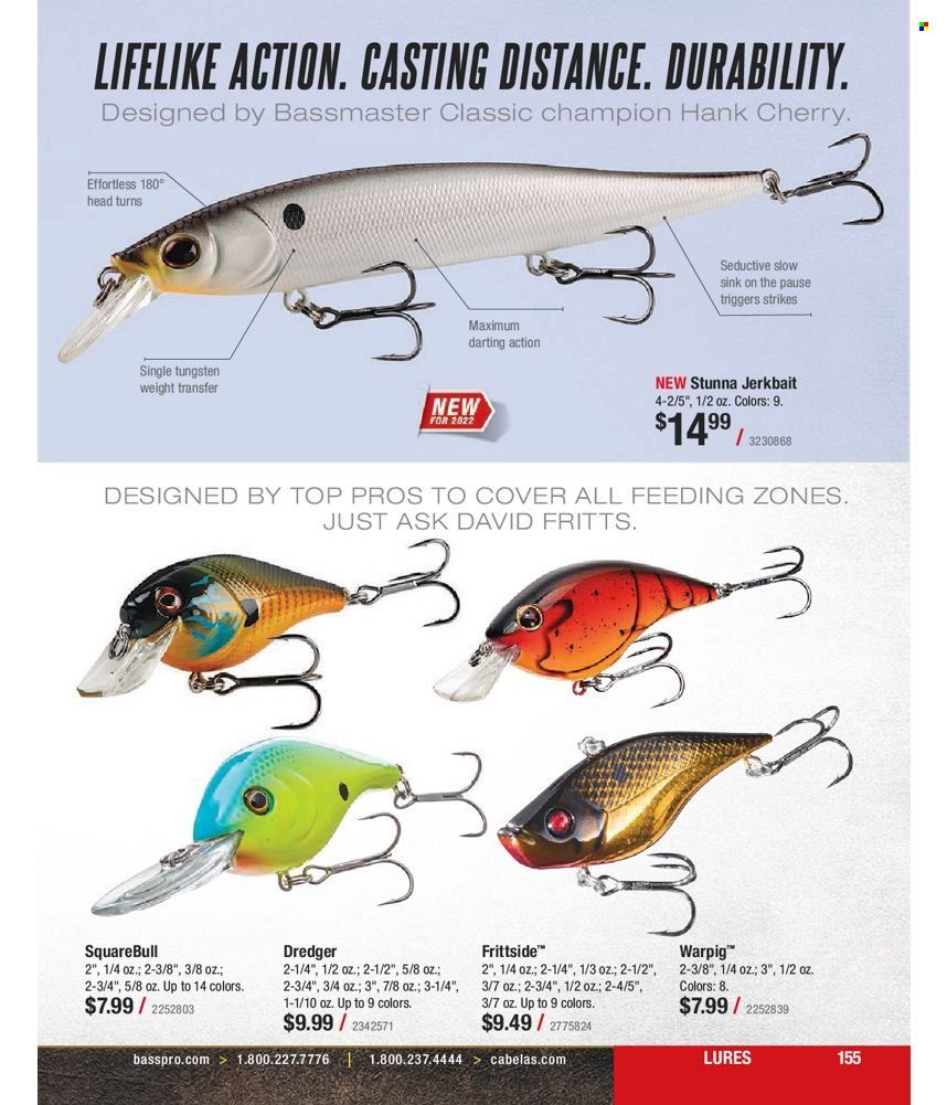 Bass Pro Shops 2022 Master Fishing Catalog Promotions & Flyer Specials September 2022