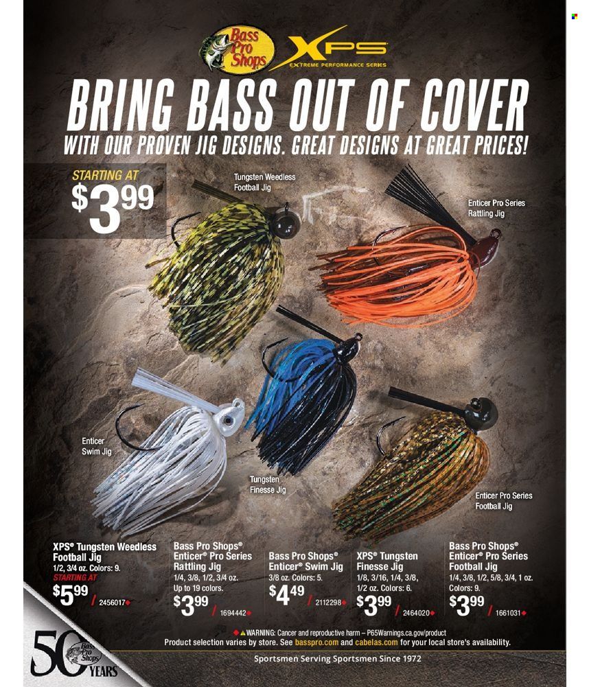 Bass Pro Shops 2022 Master Fishing Catalog Promotions & Flyer Specials September 2022