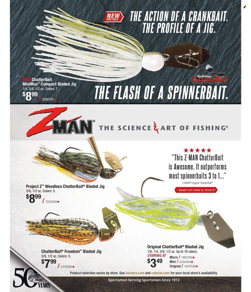 Bass Pro Shops 2022 Master Fishing Catalog Promotions & Flyer Specials September 2022