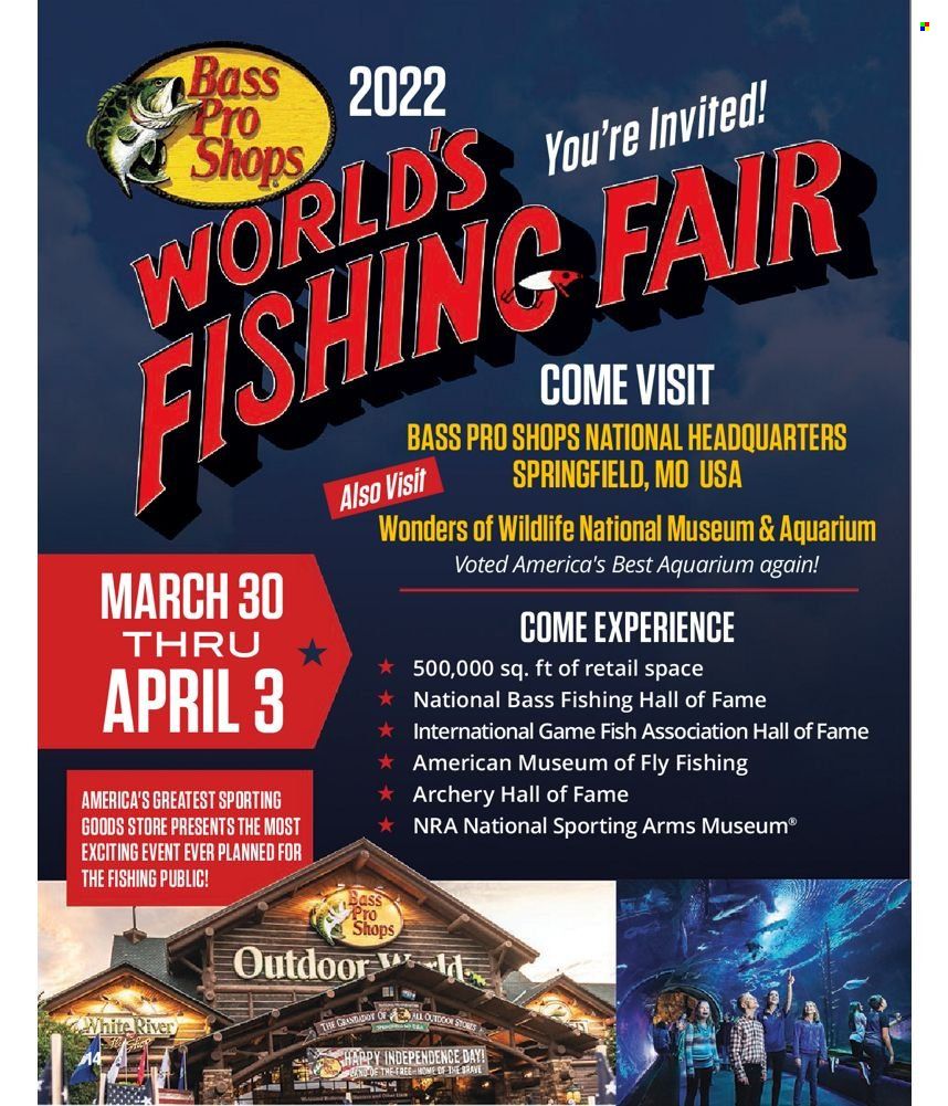 Bass Pro Shops 2022 Master Fishing Catalog Promotions & Flyer Specials September 2022