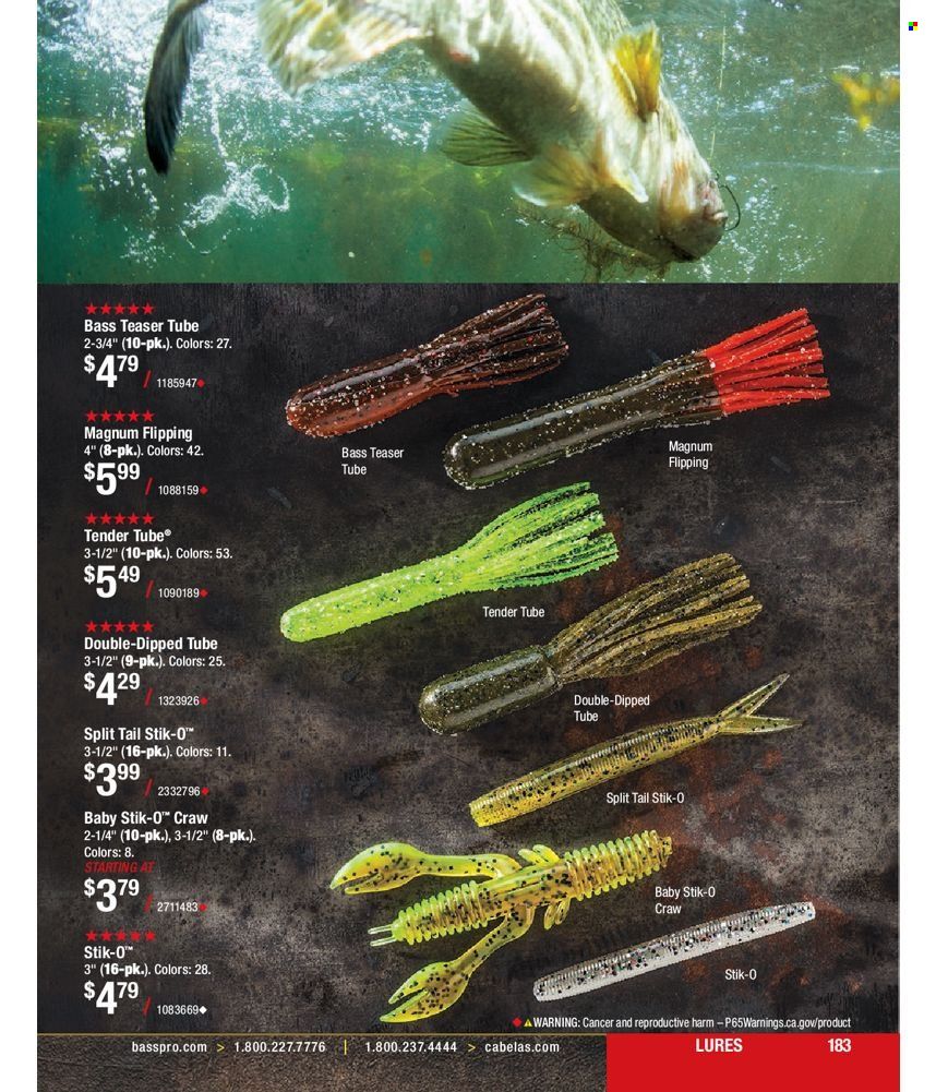 Bass Pro Shops 2022 Master Fishing Catalog Promotions & Flyer Specials September 2022