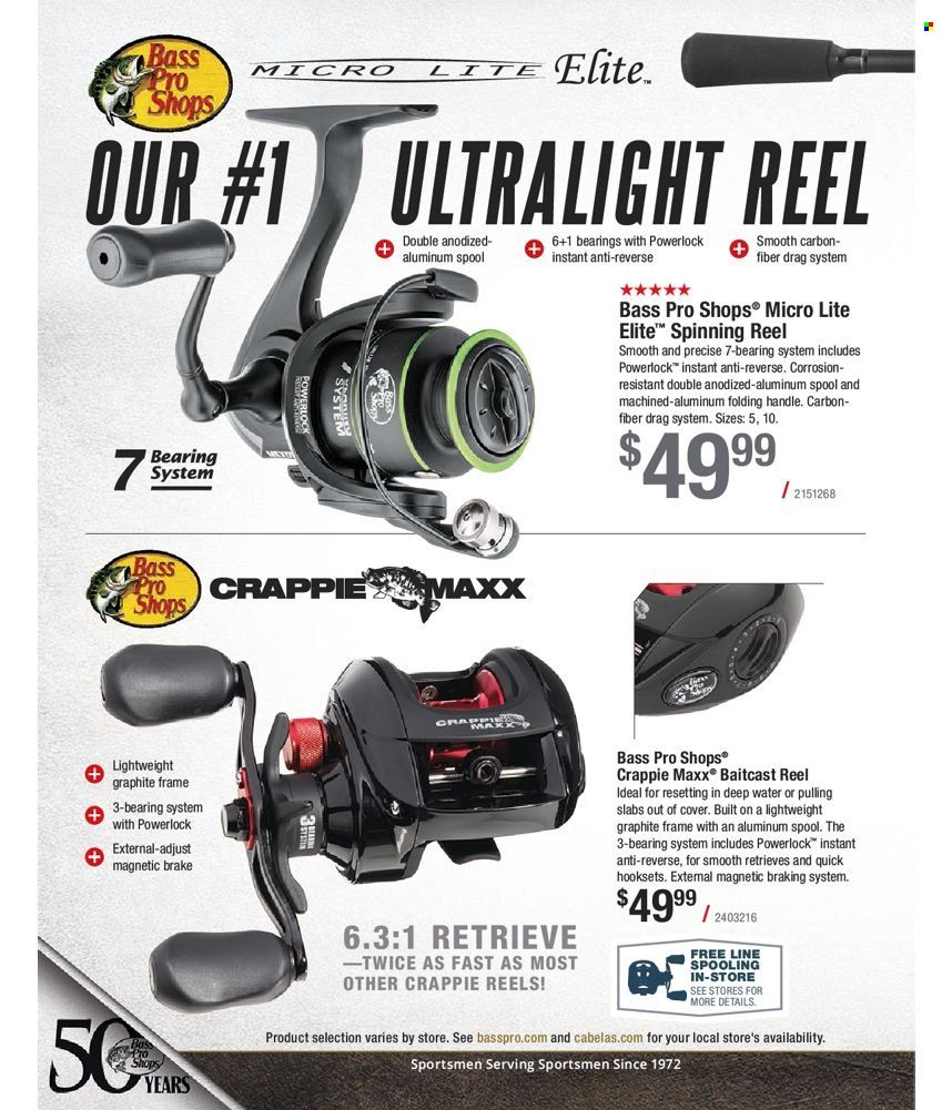 Bass Pro Shops 2022 Master Fishing Catalog Promotions & Flyer Specials September 2022