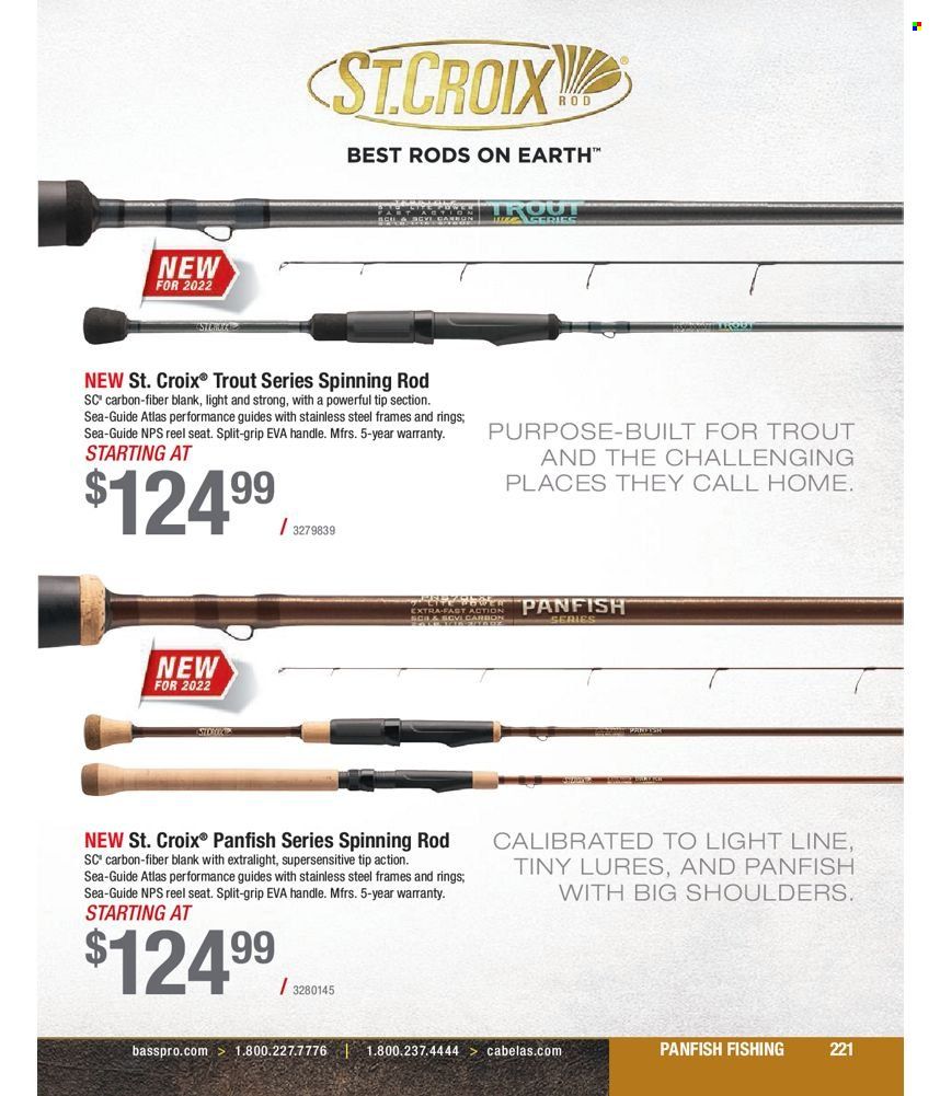 Bass Pro Shops 2022 Master Fishing Catalog Promotions & Flyer Specials September 2022