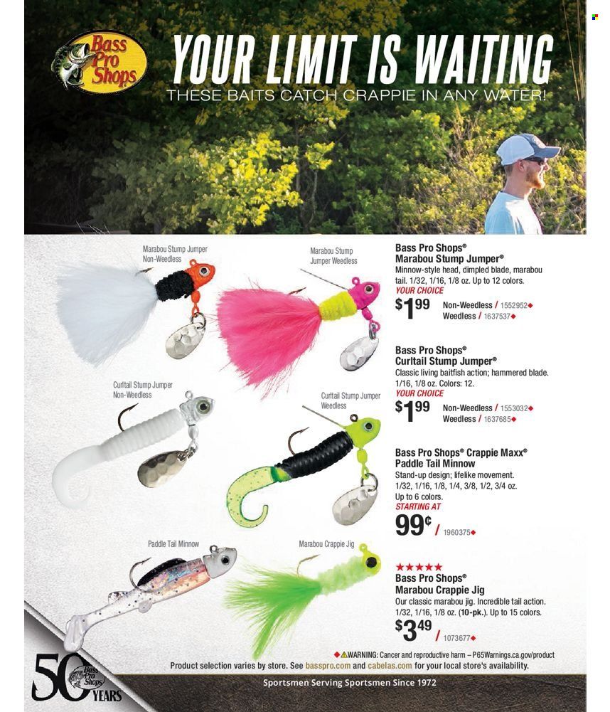 Bass Pro Shops 2022 Master Fishing Catalog Promotions & Flyer Specials September 2022
