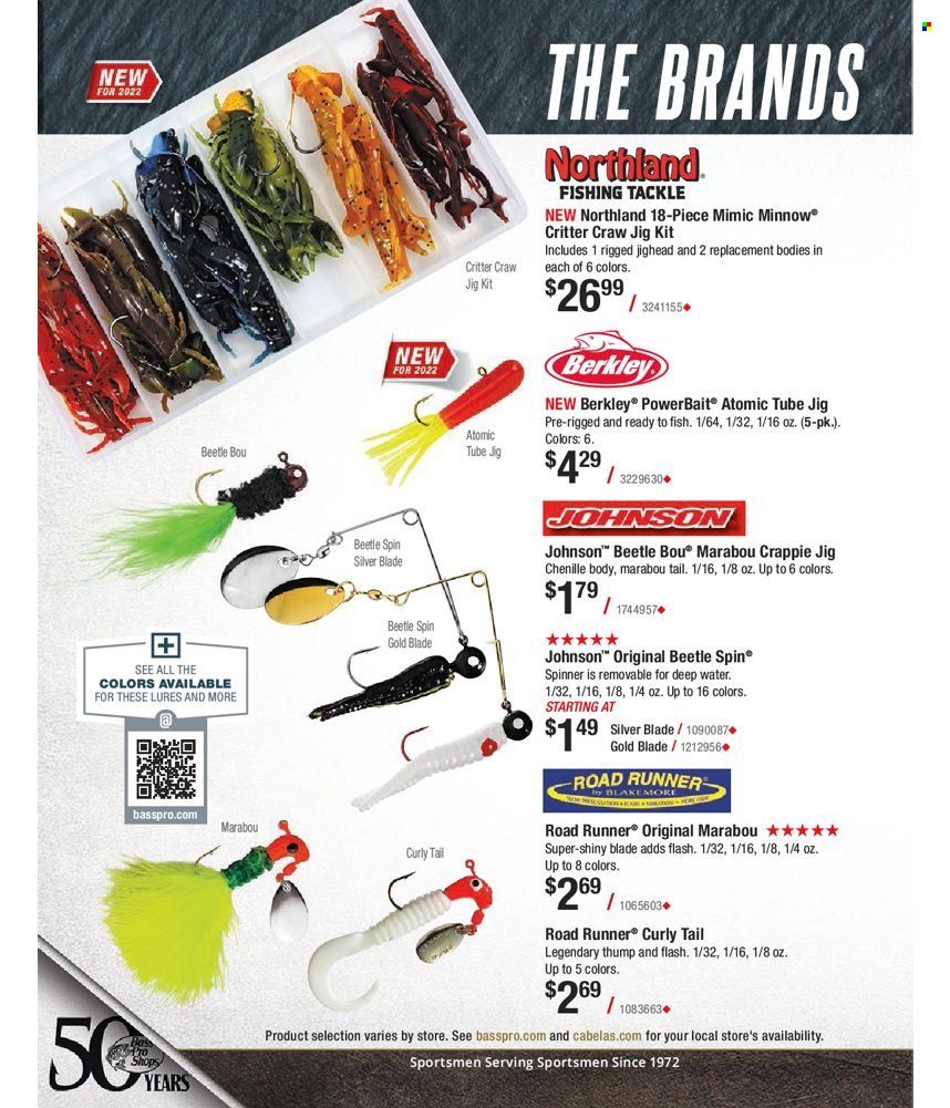 Bass Pro Shops 2022 Master Fishing Catalog Promotions & Flyer Specials September 2022