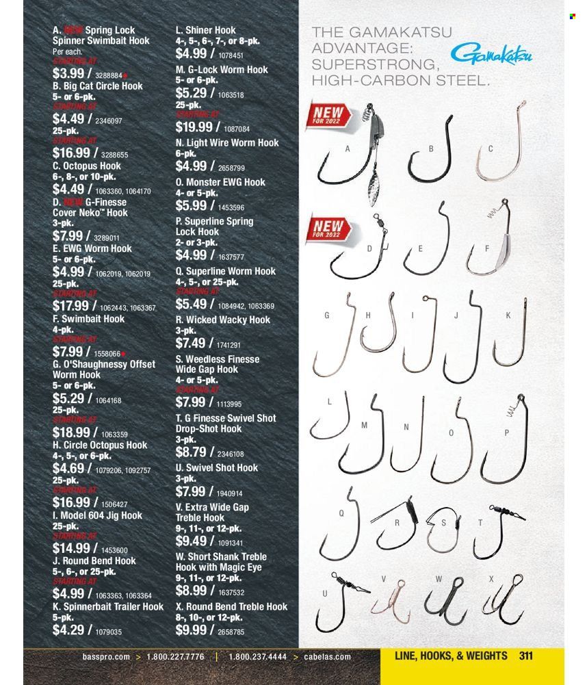 Bass Pro Shops 2022 Master Fishing Catalog Promotions & Flyer Specials September 2022