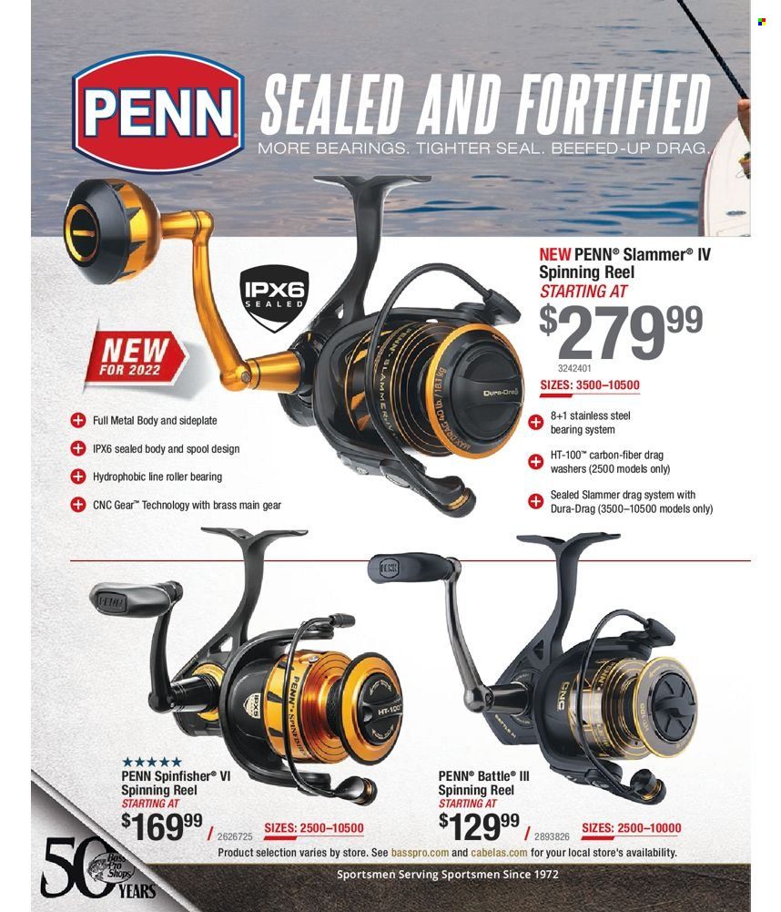 Bass Pro Shops 2022 Master Fishing Catalog Promotions & Flyer Specials September 2022