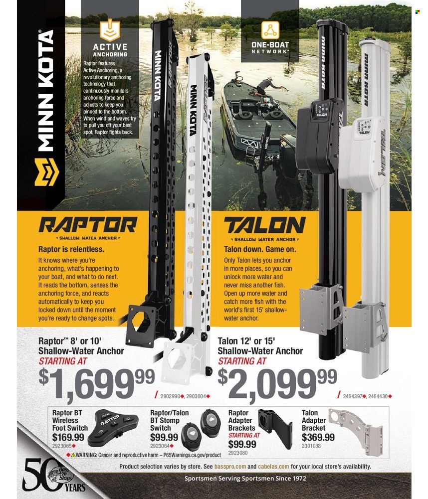 Bass Pro Shops 2022 Master Fishing Catalog Promotions & Flyer Specials September 2022