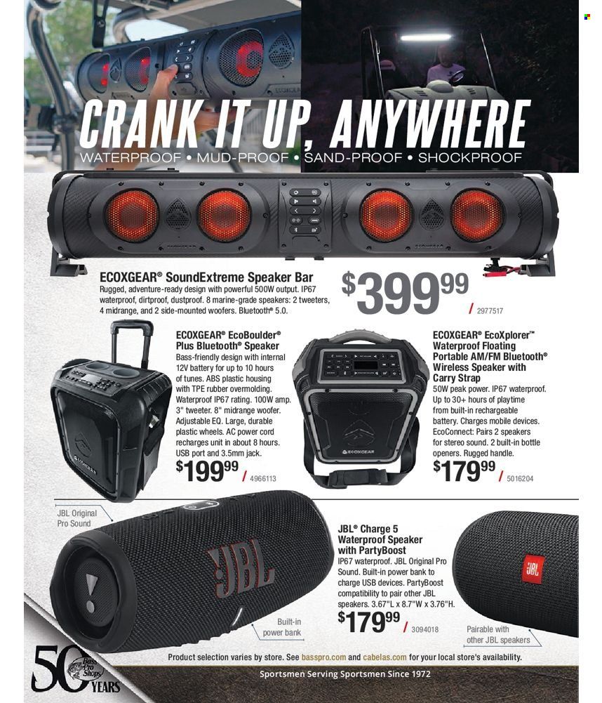 Bass Pro Shops 2022 Master Fishing Catalog Promotions & Flyer Specials September 2022