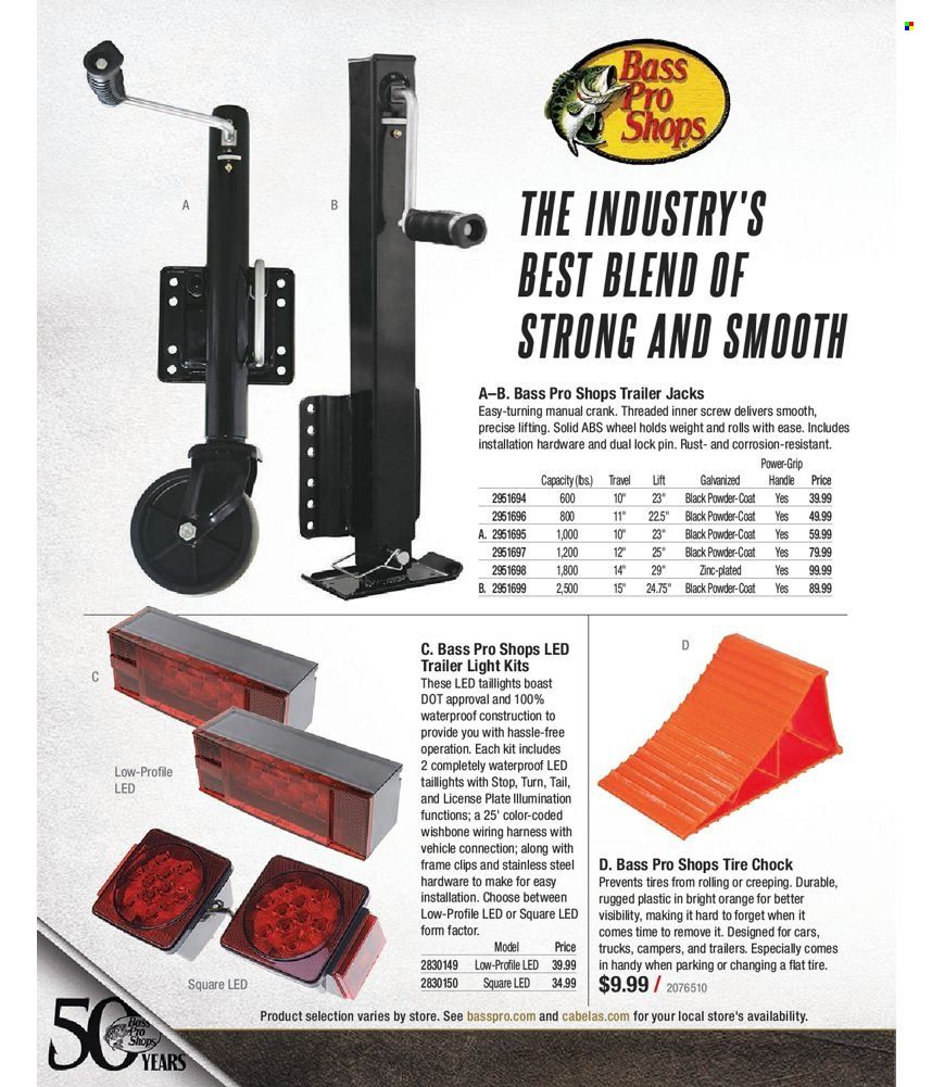 Bass Pro Shops 2022 Master Fishing Catalog Promotions & Flyer Specials September 2022