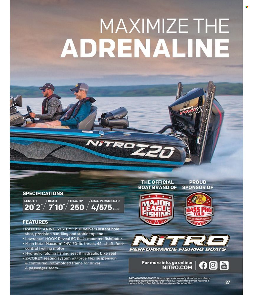 Bass Pro Shops 2022 Master Fishing Catalog Promotions & Flyer Specials September 2022