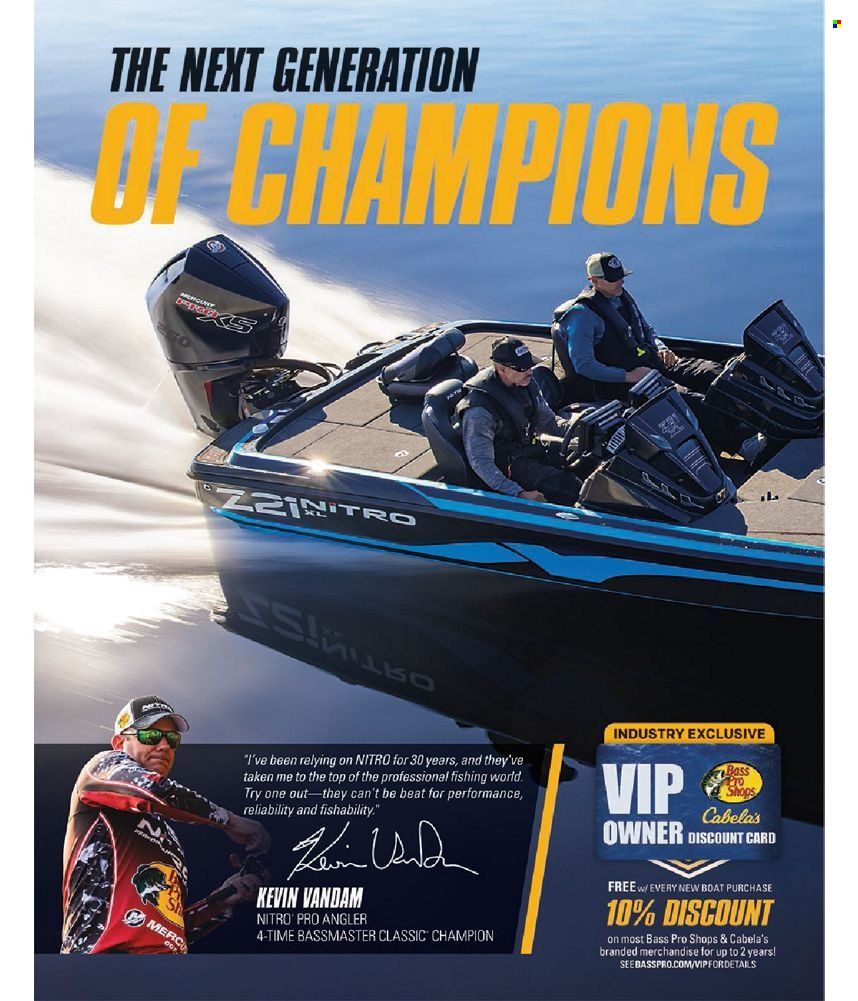 Bass Pro Shops 2022 Master Fishing Catalog Promotions & Flyer Specials September 2022