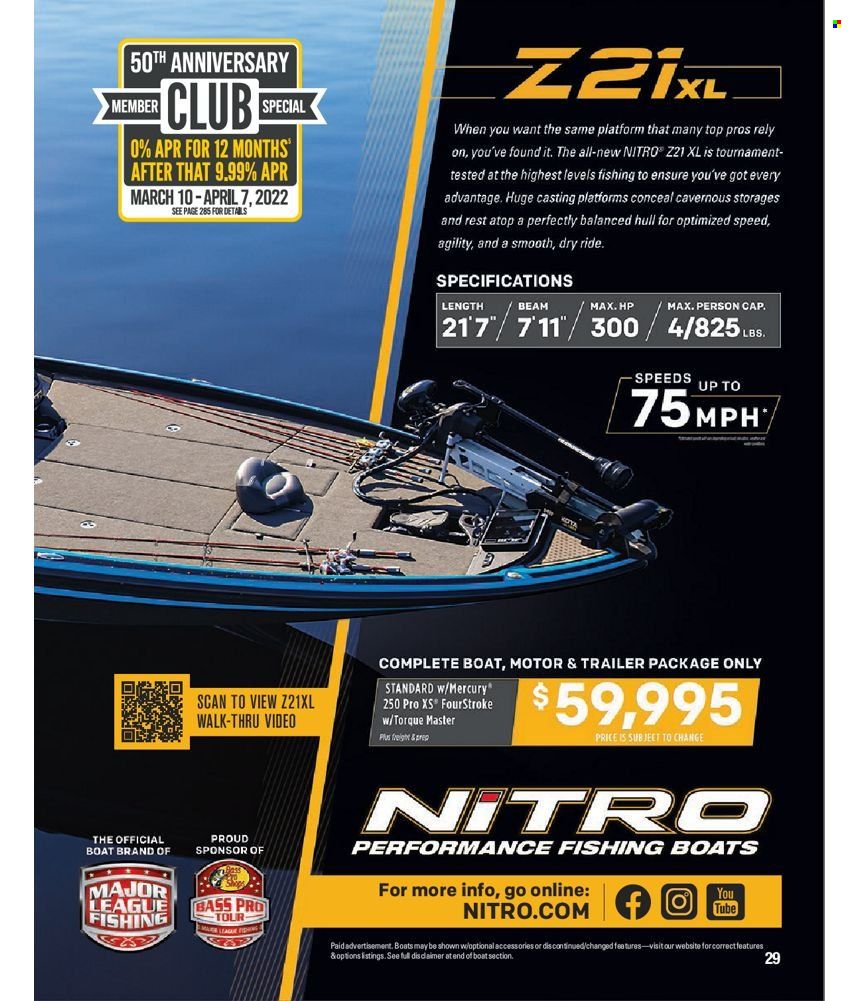 Bass Pro Shops 2022 Master Fishing Catalog Promotions & Flyer Specials September 2022