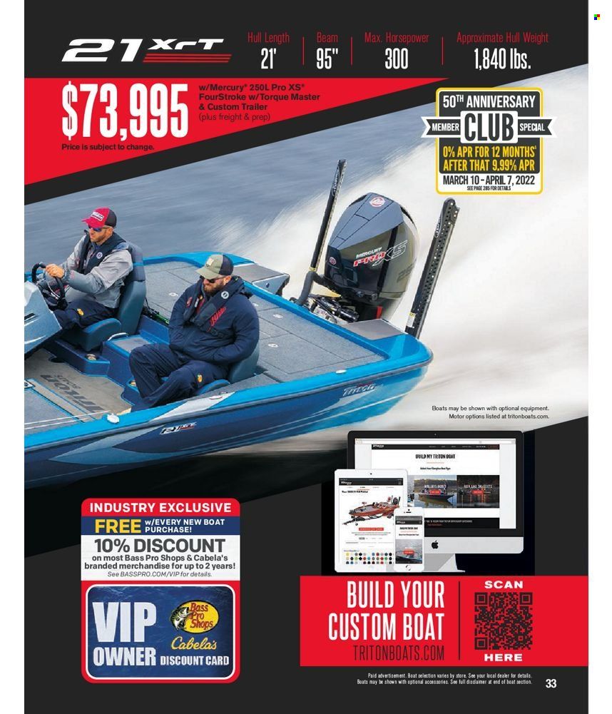 Bass Pro Shops 2022 Master Fishing Catalog Promotions & Flyer Specials September 2022
