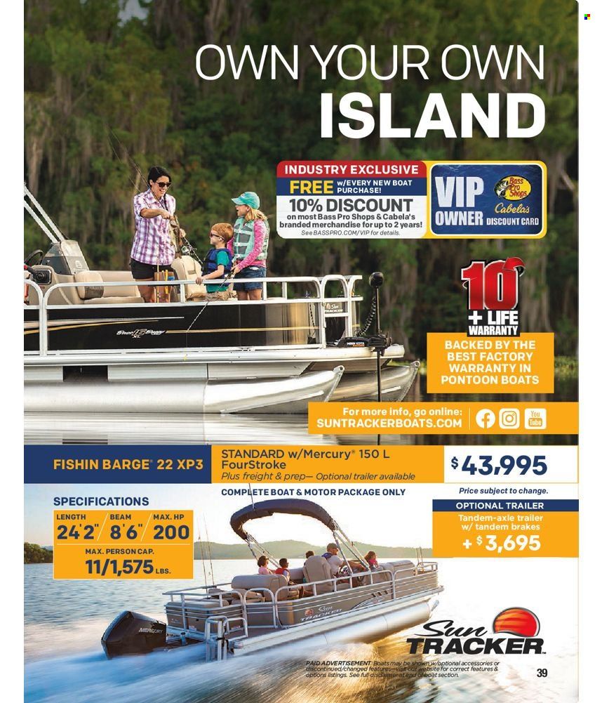 Bass Pro Shops 2022 Master Fishing Catalog Promotions & Flyer Specials September 2022