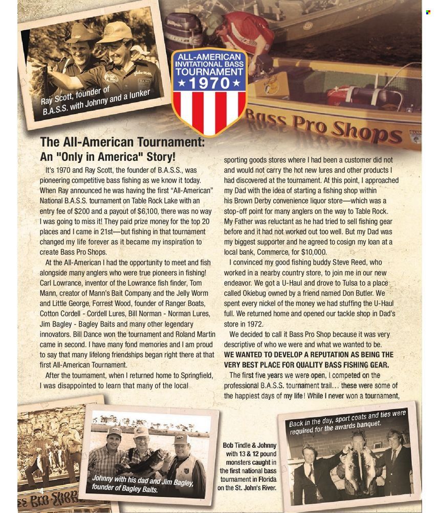 Bass Pro Shops 2022 Master Fishing Catalog Promotions & Flyer Specials September 2022
