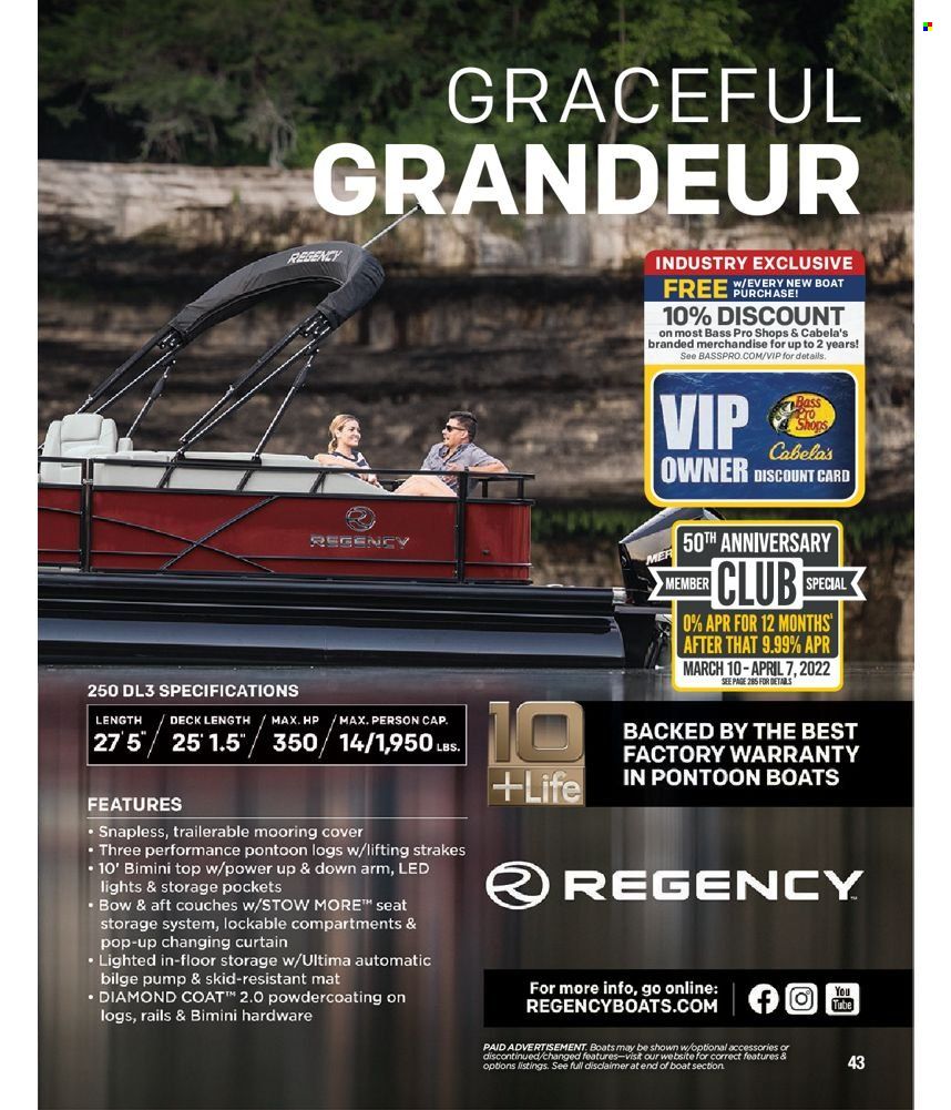 Bass Pro Shops 2022 Master Fishing Catalog Promotions & Flyer Specials September 2022