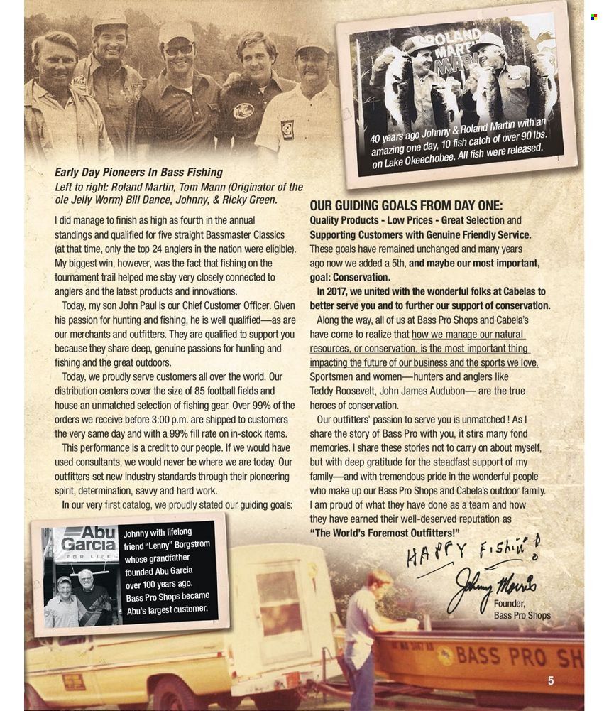 Bass Pro Shops 2022 Master Fishing Catalog Promotions & Flyer Specials September 2022
