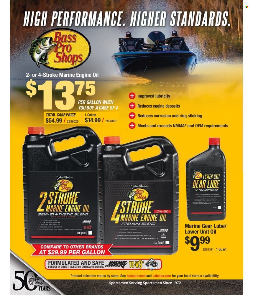 Bass Pro Shops 2022 Master Fishing Catalog Promotions & Flyer Specials September 2022