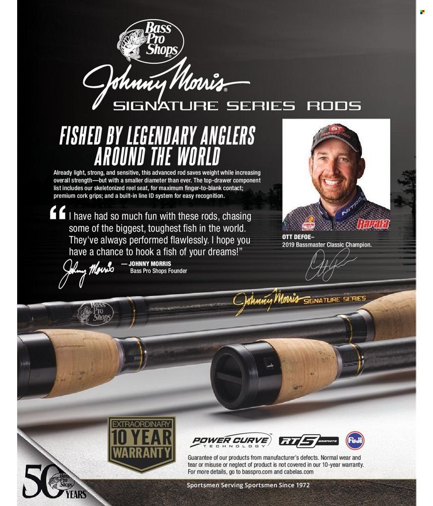Bass Pro Shops 2022 Master Fishing Catalog Promotions & Flyer Specials September 2022