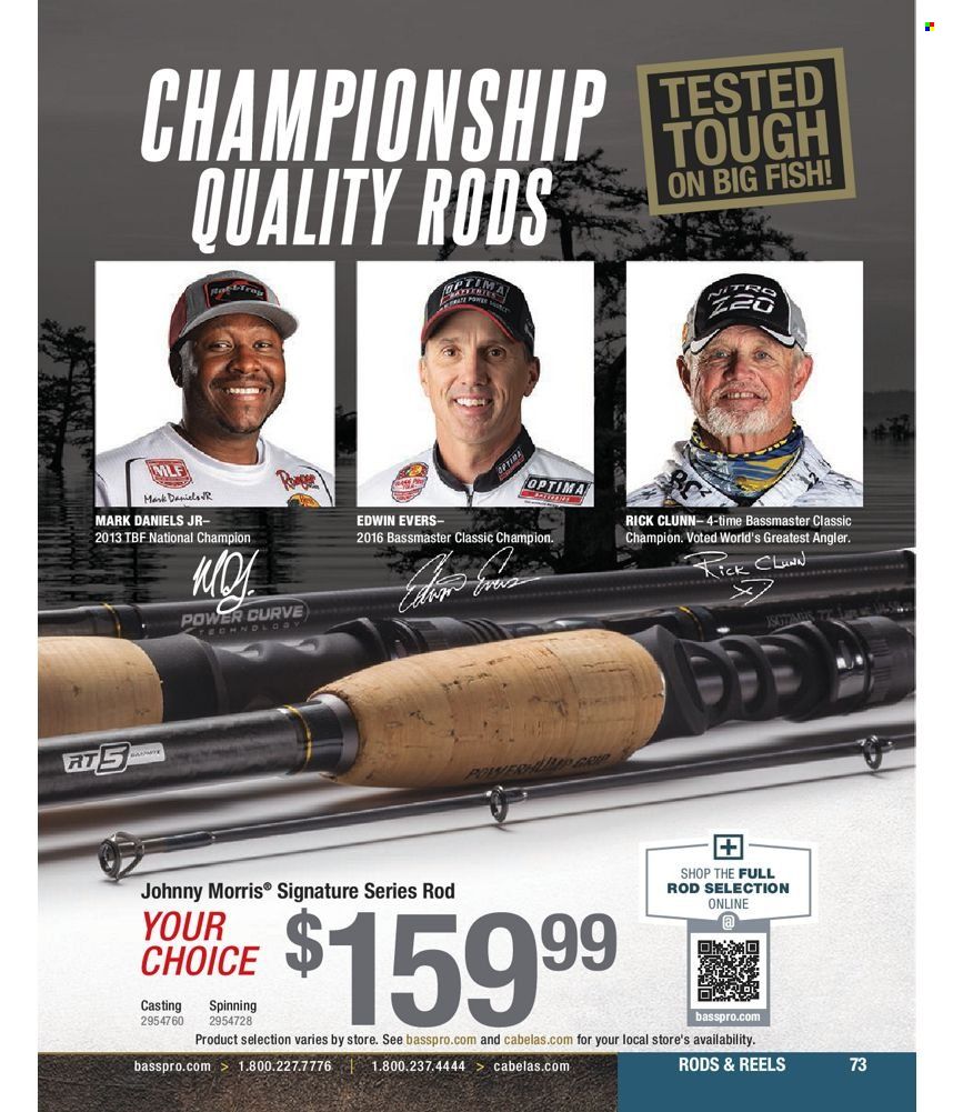 Bass Pro Shops 2022 Master Fishing Catalog Promotions & Flyer Specials September 2022