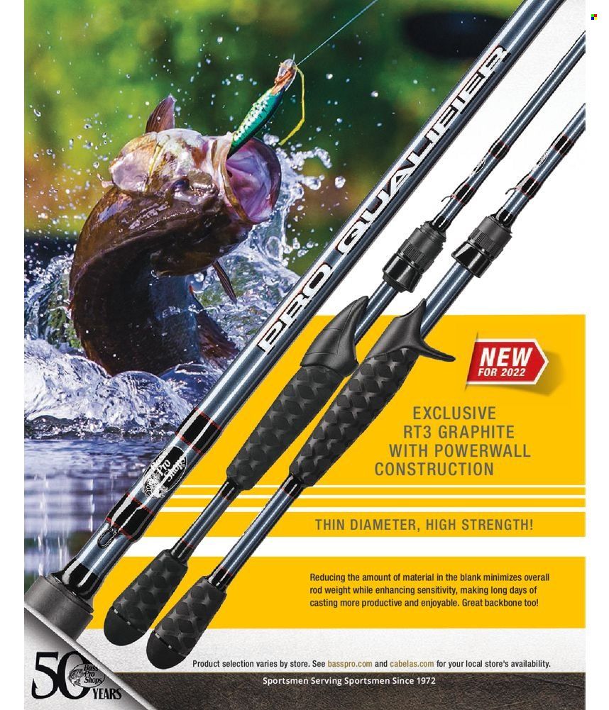 Bass Pro Shops 2022 Master Fishing Catalog Promotions & Flyer Specials September 2022
