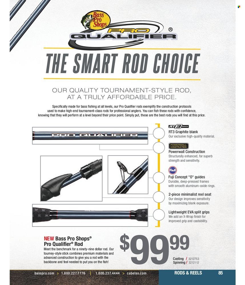 Bass Pro Shops 2022 Master Fishing Catalog Promotions & Flyer Specials September 2022
