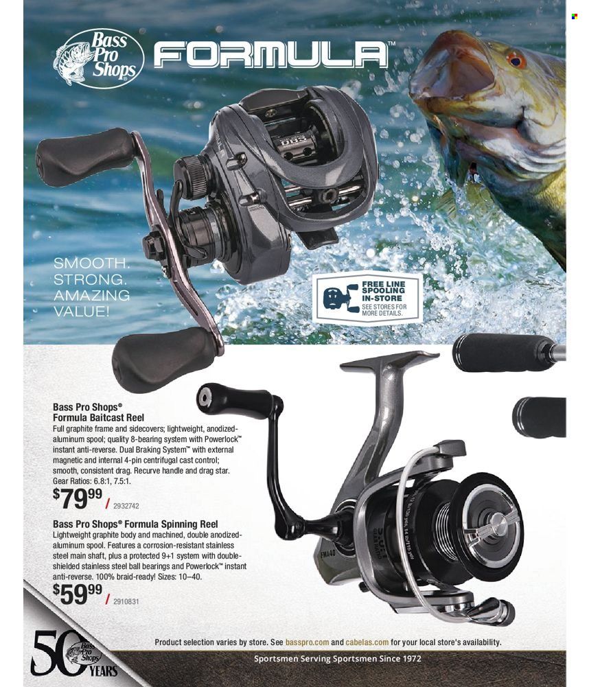 Bass Pro Shops 2022 Master Fishing Catalog Promotions & Flyer Specials September 2022