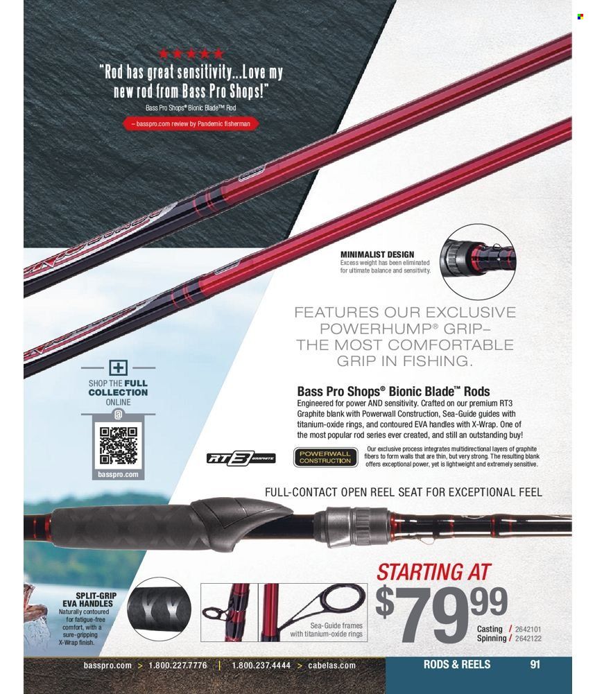 Bass Pro Shops 2022 Master Fishing Catalog Promotions & Flyer Specials September 2022