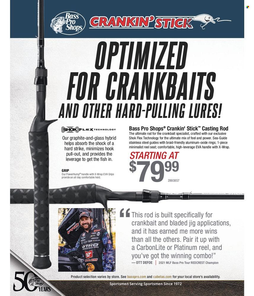 Bass Pro Shops 2022 Master Fishing Catalog Promotions & Flyer Specials September 2022