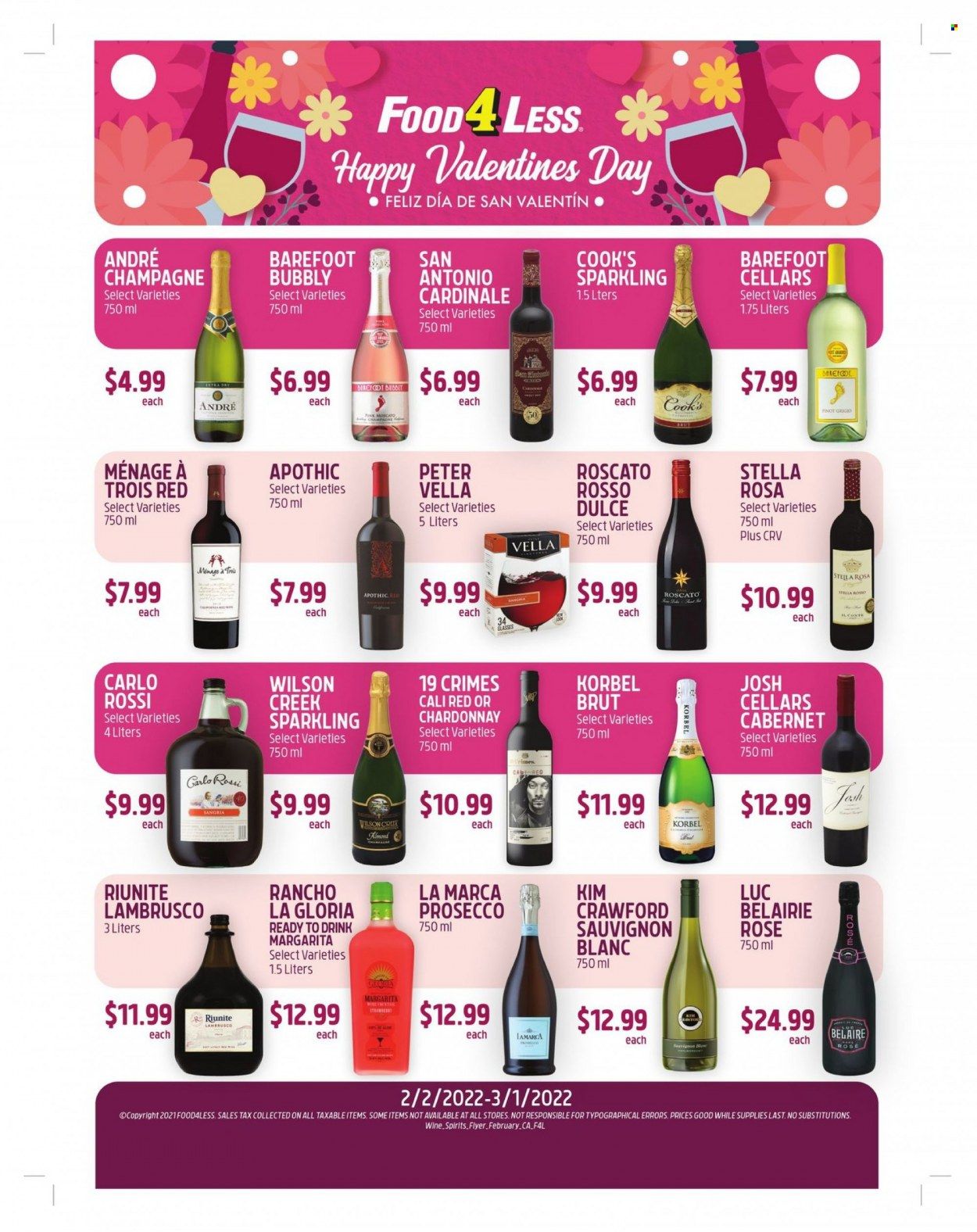 Food 4 Less (CA) Weekly Ad Flyer February 17 to February 24