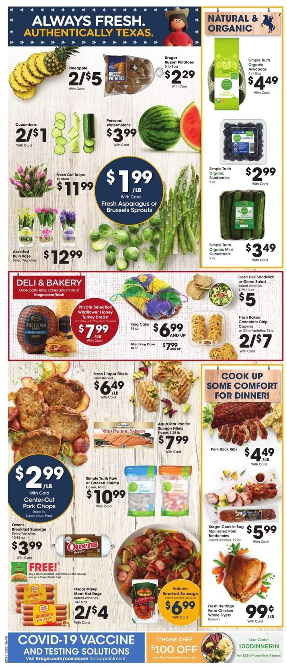 Kroger (GA, IL, LA, MI, OK, SC, TN, TX, VA) Weekly Ad Flyer February 17 to February 24