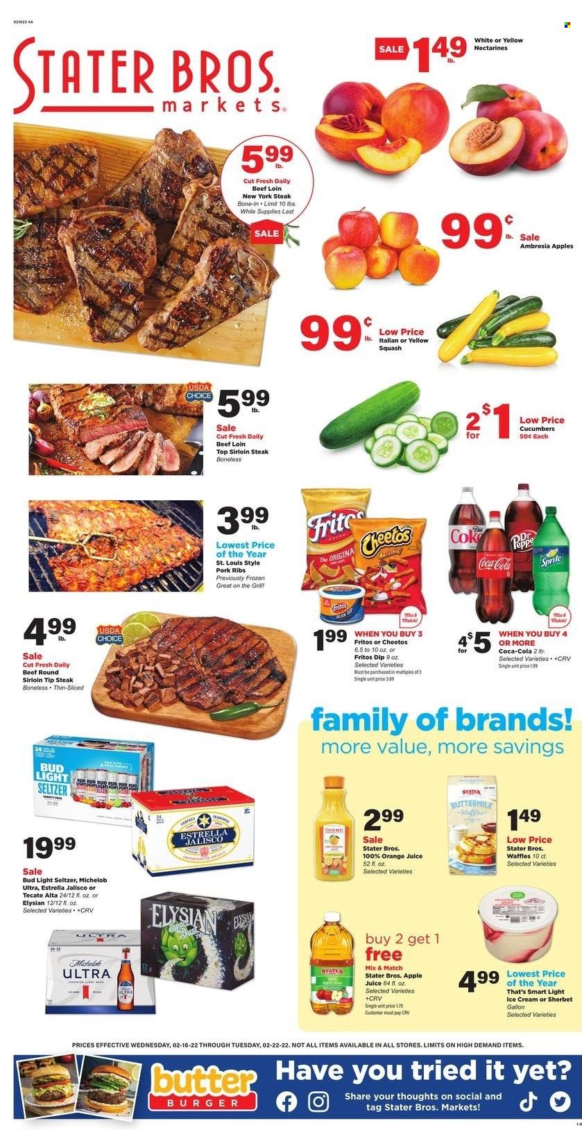 Stater Bros. (CA) Weekly Ad Flyer February 17 to February 24