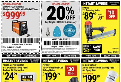 Harbor Freight Weekly Ad Flyer February 17 to February 24