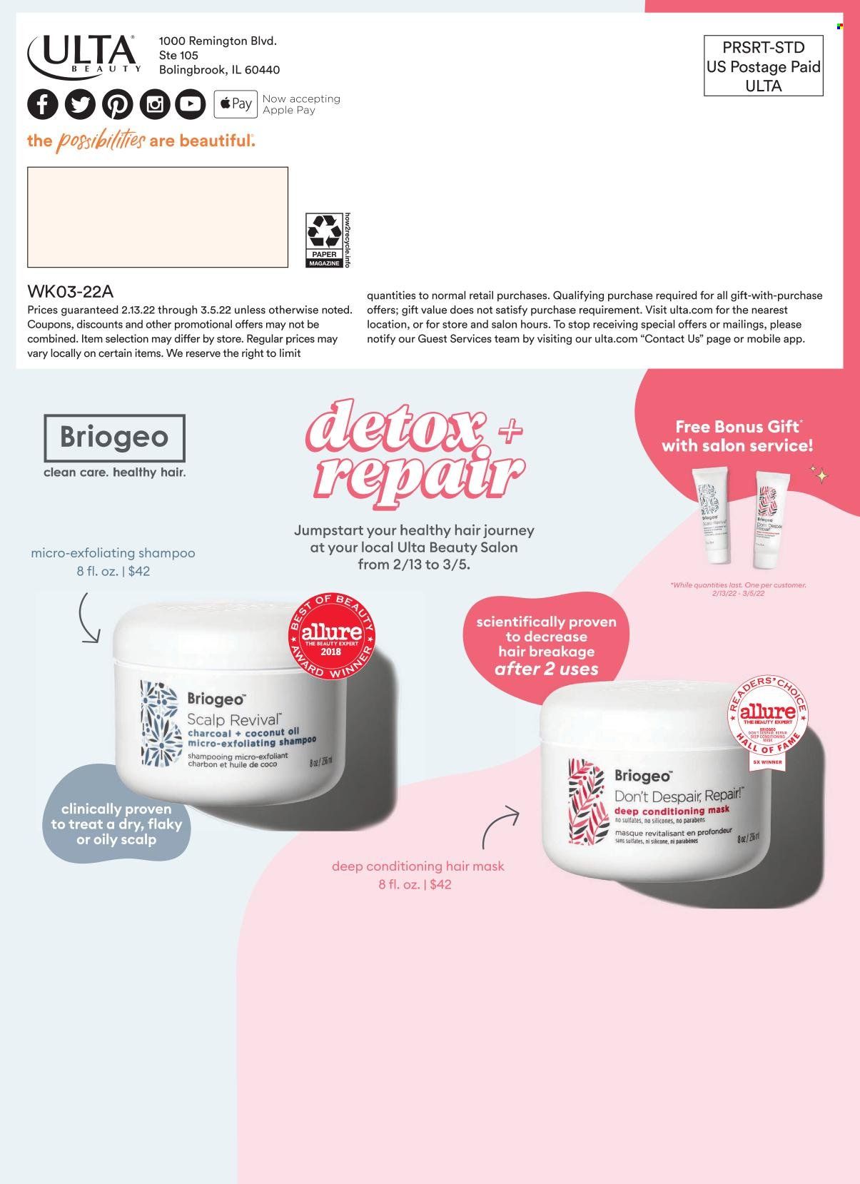 Ulta Beauty Weekly Ad Flyer February 17 to February 24