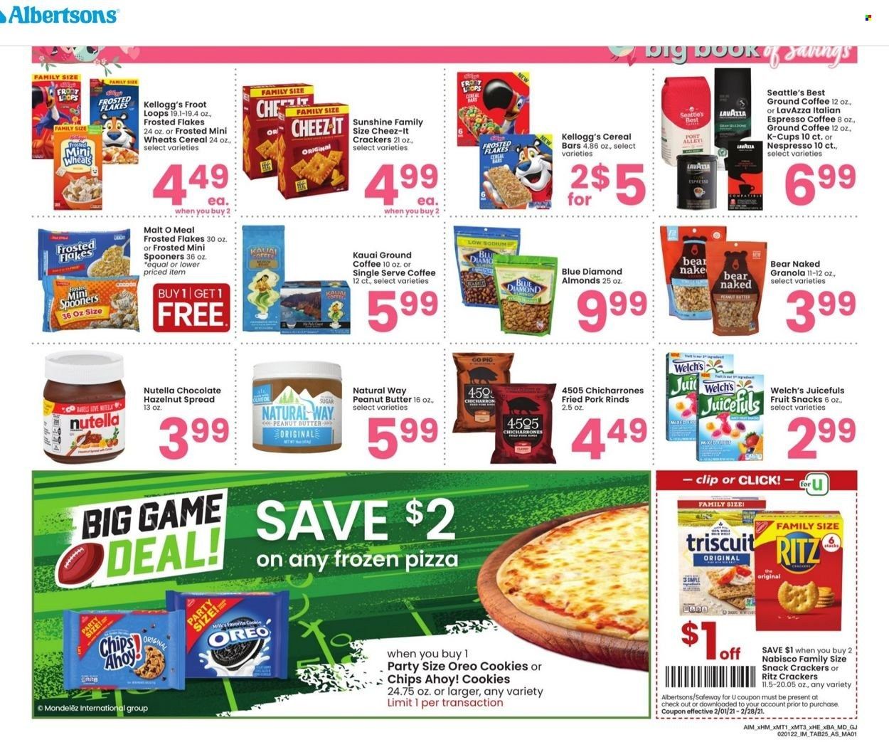 Albertsons (CA, ID, LA, MT, OR, TX, WA) Weekly Ad Flyer February 17 to February 24