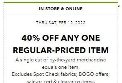 JOANN Weekly Ad Flyer February 17 to February 24