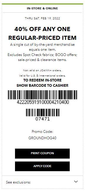 JOANN Weekly Ad Flyer February 17 to February 24