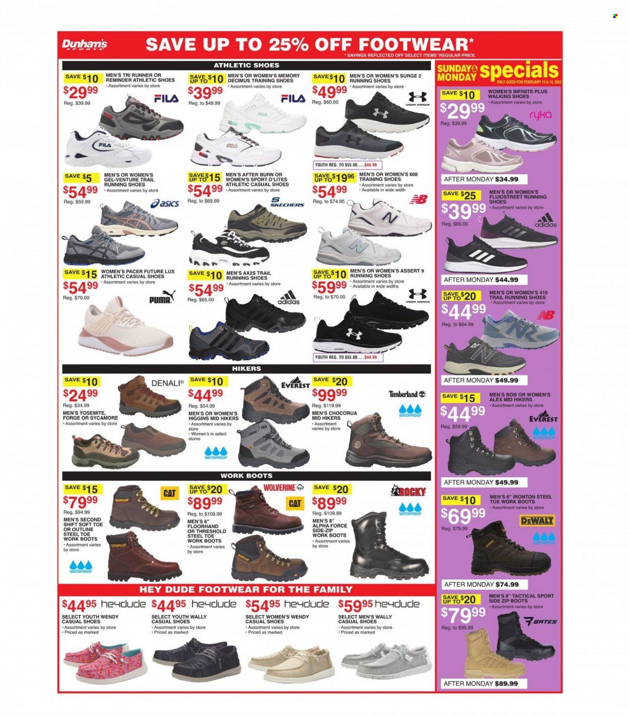 Dunham's Sports (TN) Weekly Ad Flyer February 17 to February 24
