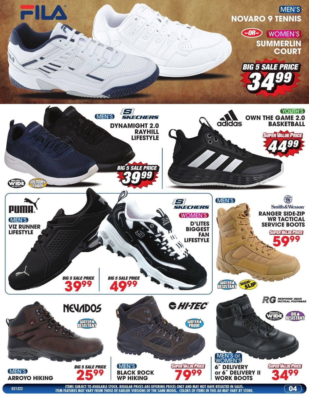 Big 5 (AZ, CA, CO, ID, NM, OR, UT, WA) Weekly Ad Flyer February 17 to February 24